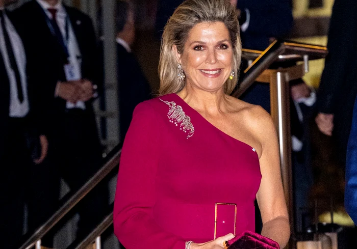 Regina Máxima a purtat o rochie superbă (Foto: Profimedia)