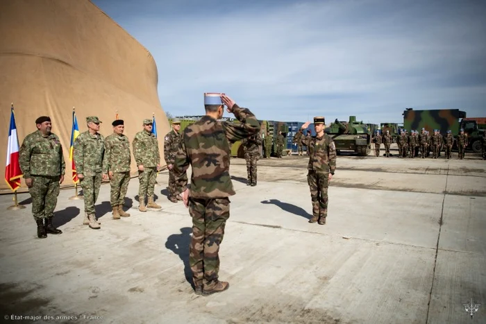 Schimbarea comenzii Grupului de luptă al NATO în România. FOTO Facebook MApN