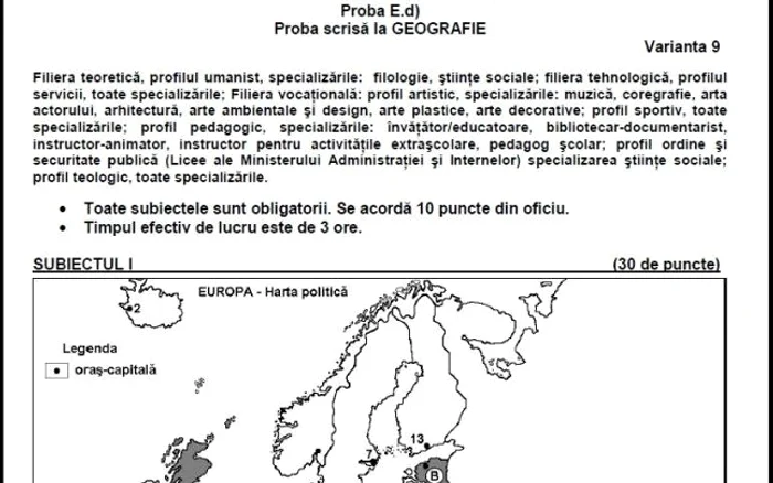 geografie