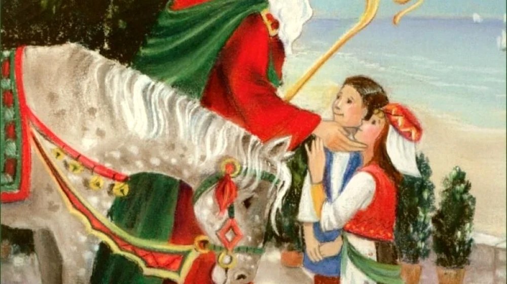 Legenda Sfântului Nicolae, cel care le lasă daruri copiilor cuminți în ghetuțe și nuielușe celor neascultători. Ritualuri de pe glob