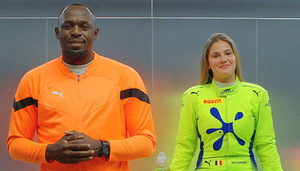 O tânără româncă doar 17 ani, protagonista uneia dintre cele mai spectaculoase campanii publicitare internaționale alături de Usain Bolt