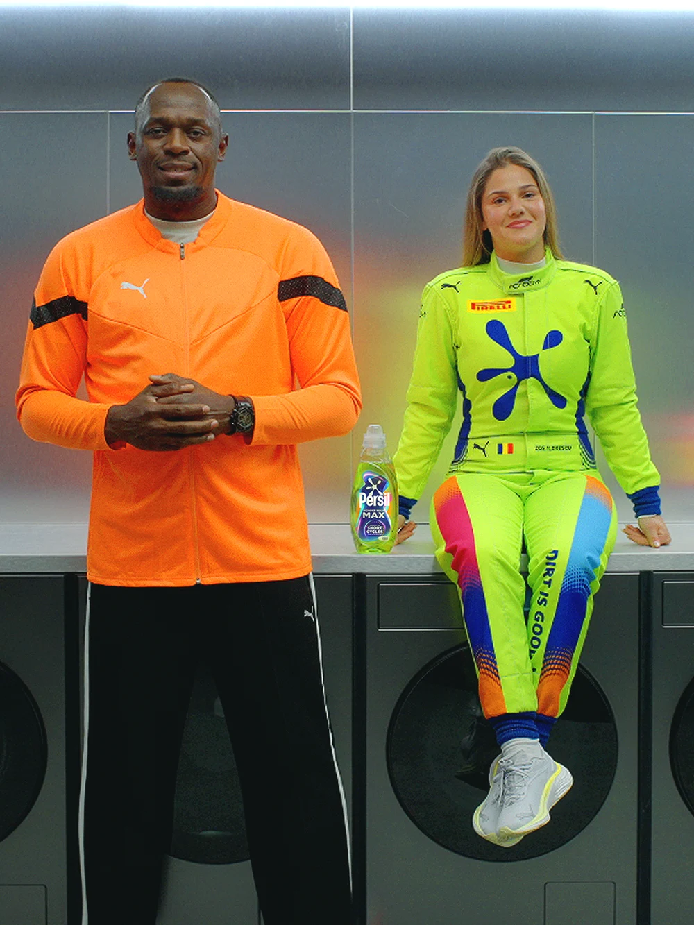 O tânără româncă doar 17 ani, protagonista uneia dintre cele mai spectaculoase campanii publicitare internaționale alături de Usain Bolt