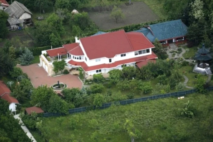 Moșia lui Adrian Năstase de la Cornu este împrejmuită de pomi fructiferi