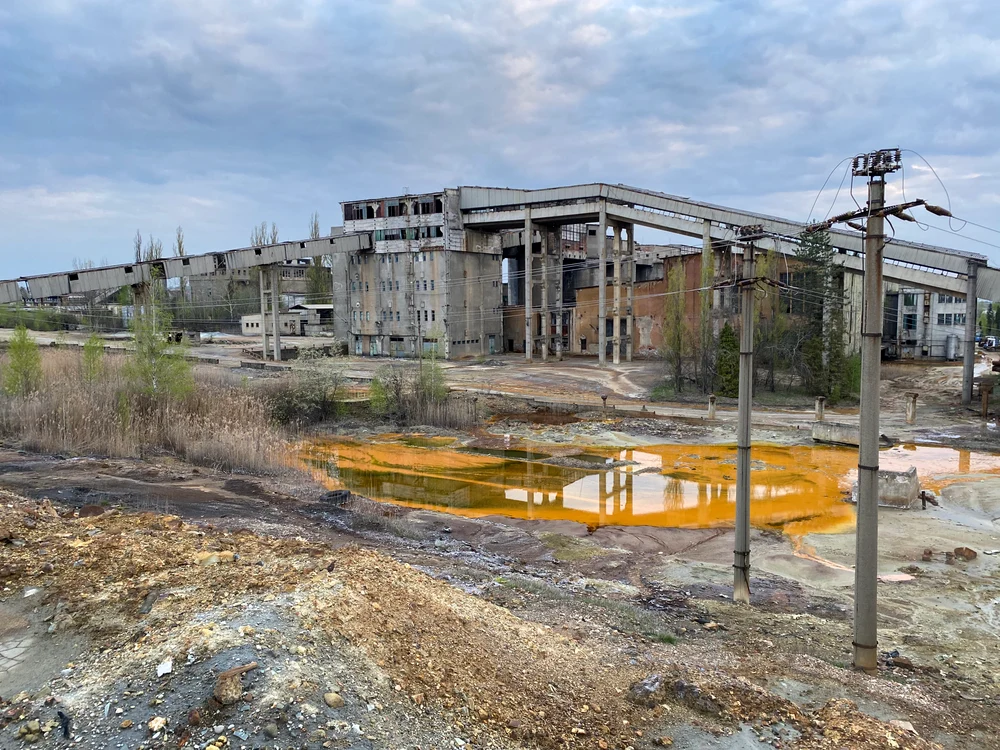 Flotatia centrală este lângă Baia Mare, zonă poluată cu metale grele FOTO Go Green Resources