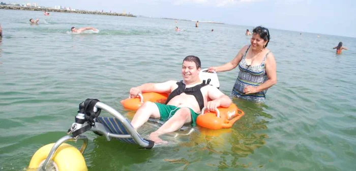 Raul Ştefan, pentru prima oară la mare Foto Isabela Ştefan Iorga