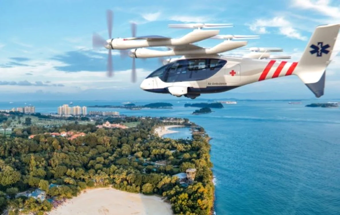 Valo este un taxi zburător realizat de compania Vertical Aerospace (Foto: Vertical Aerospace)