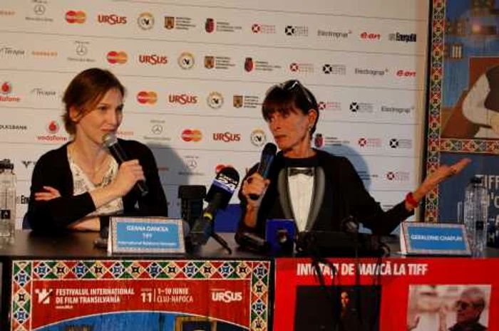 Conferinta TIFF Geraldine Chaplin