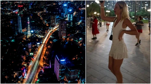 O manea a devenit hit în Vietnam. Foto: colaj/captura video Tik Tok Cătălin Backpackyourlife
