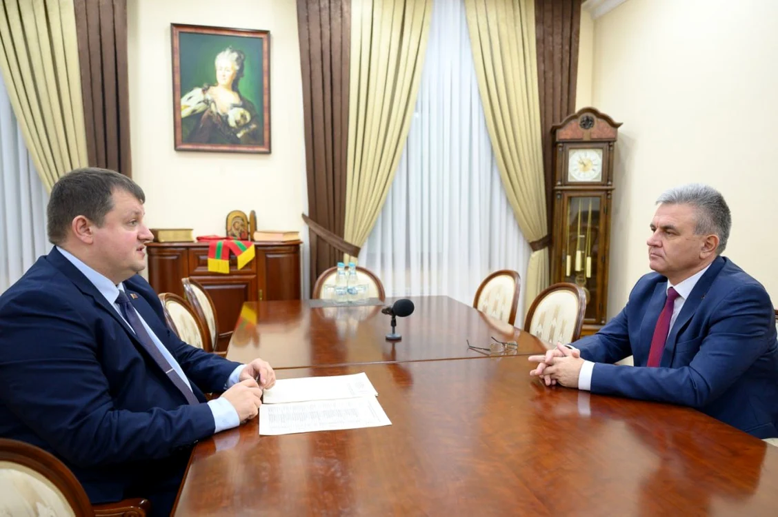 Rezultatele au fost raportate de pretinsul șef al CEC. FOTO: Telegram.org/ Novosti Pridnestrovia