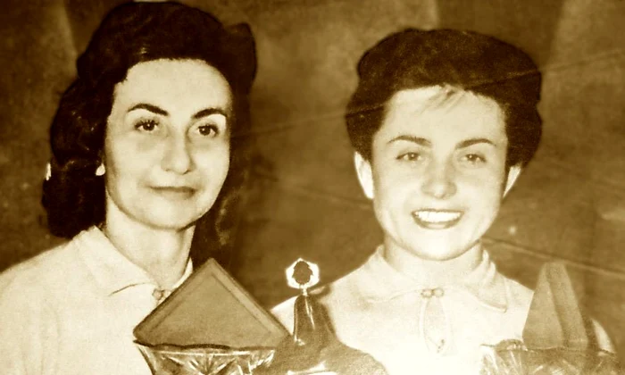 Angelica Rozeanu și Ella Zeller (© Facebook / Muzeul Național al Banatului)