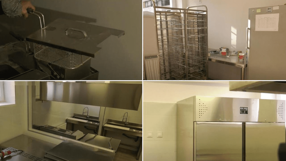 Grădinițe dotate cu friteuze și chiuvete de apartament. Frigiderele de mărimi industriale, inutile