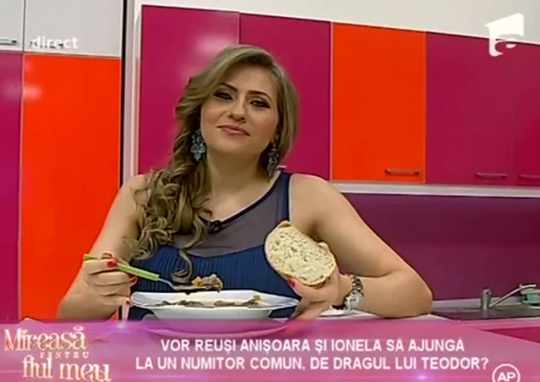 Vaida a fost încântată de ciorba pe care a mâncat-o în emisiune