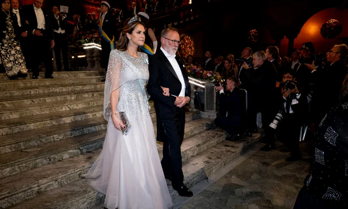 Prințesa Madeleine și laureatul Premiului Nobel pentru Fiziologie sau Medicină, Fred Ramsdell, Profimedia 1058233727 jpg