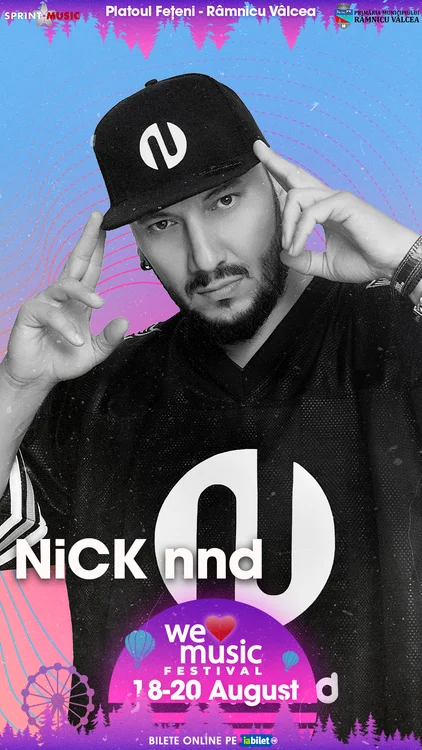 NiCK nnd este ambasador al festivalului (Foto: We Love Music Festival)