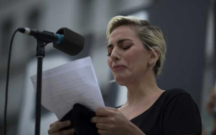 Lady Gaga a transmis comunităţii LGTB un mesaj de solidaritate, în urma masacrului din Orlando FOTO Getty Images