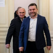 Ciprian Ciucu și Ilie Bolojan FOTO Inquam Photos / Alex Nechez