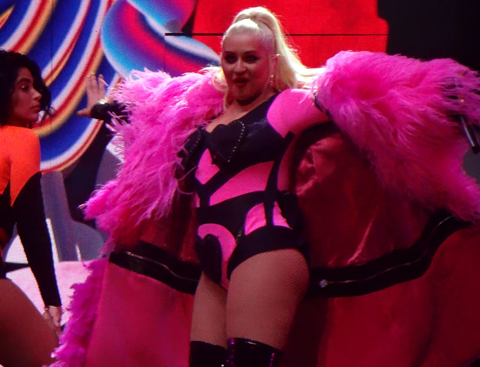
    Christina Aguilera, în timpul unui concert în Las VegasFoto: Profimedia  