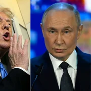 Donald Trump și Vladimir Putin FOTO AFP