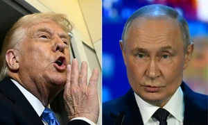 Donald Trump și Vladimir Putin FOTO AFP