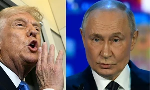 Donald Trump și Vladimir Putin FOTO AFP