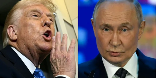 Donald Trump și Vladimir Putin FOTO AFP