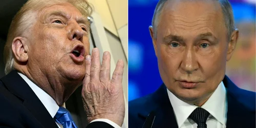 Donald Trump și Vladimir Putin FOTO AFP
