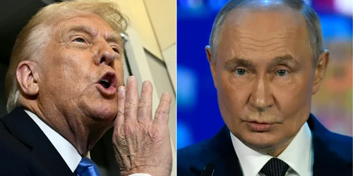 Donald Trump și Vladimir Putin FOTO AFP