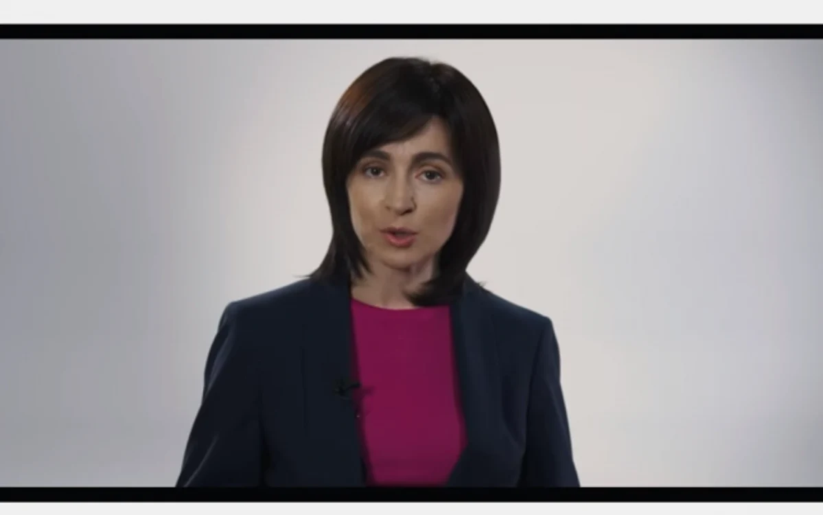 Maia Sandu anunţă crearea unui partid politic FOTO: captură video