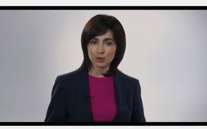 Maia Sandu anunţă crearea unui partid politic FOTO: captură video
