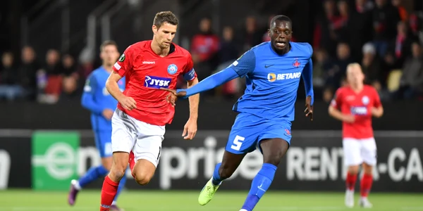 Silkeborg - FCSB, UEFA Conference League / FOTO EPA-EFE