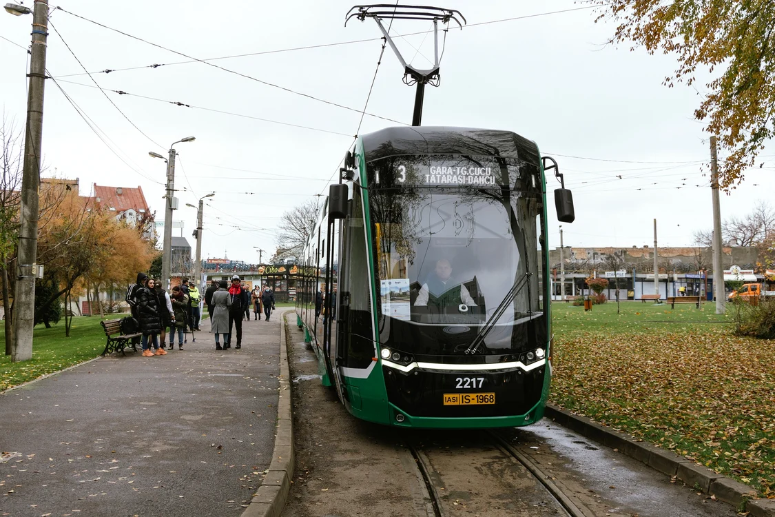 S-a reintrodus  tramvaiul între Iași şi localitatea Dancu FOTO: Facebook Primăria Iași