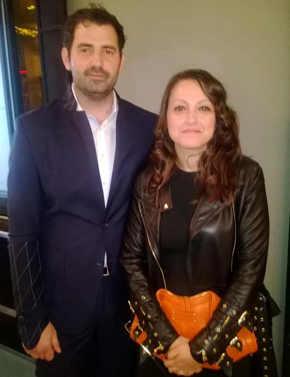 Adrian Hădean şi soţia sa, la Gala Premiilor TV ManiaFoto: Click!