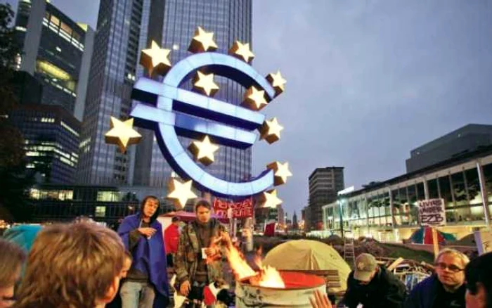 Protestatarii au luat cu asalt sediul Băncii Centrale Europene de la Frankfurt  