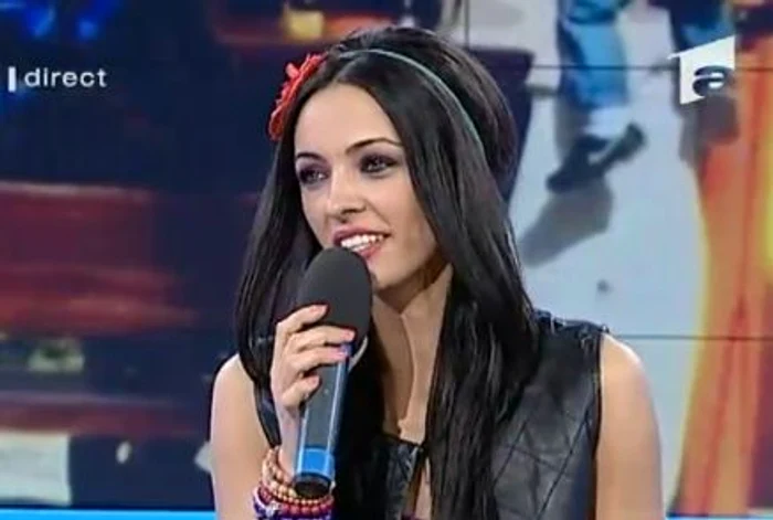 Cosmina Păsărin a fost invitată în emisiunea lui Mădălin Ionescu. (captură Antena 1)