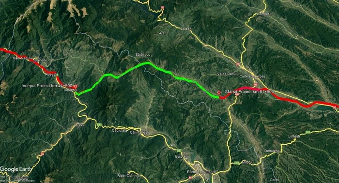 autostrada sibiu - pitesti sectiunea cornetul tigveni