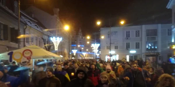 Miting Sibiu FOTO Facebook/Dan Barna