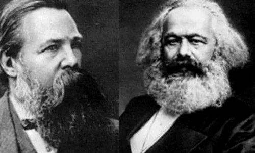 MARX , ENGELS ŞI MANIFESTUL CE A SCHIMBAT LUMEA  jpeg
