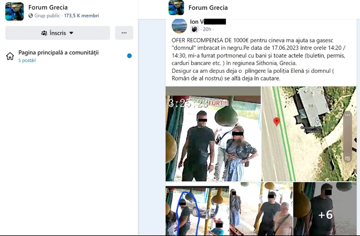 Postarea pe Facebook a unui român jefuit în Grecia Foto Forum Grecia jpg