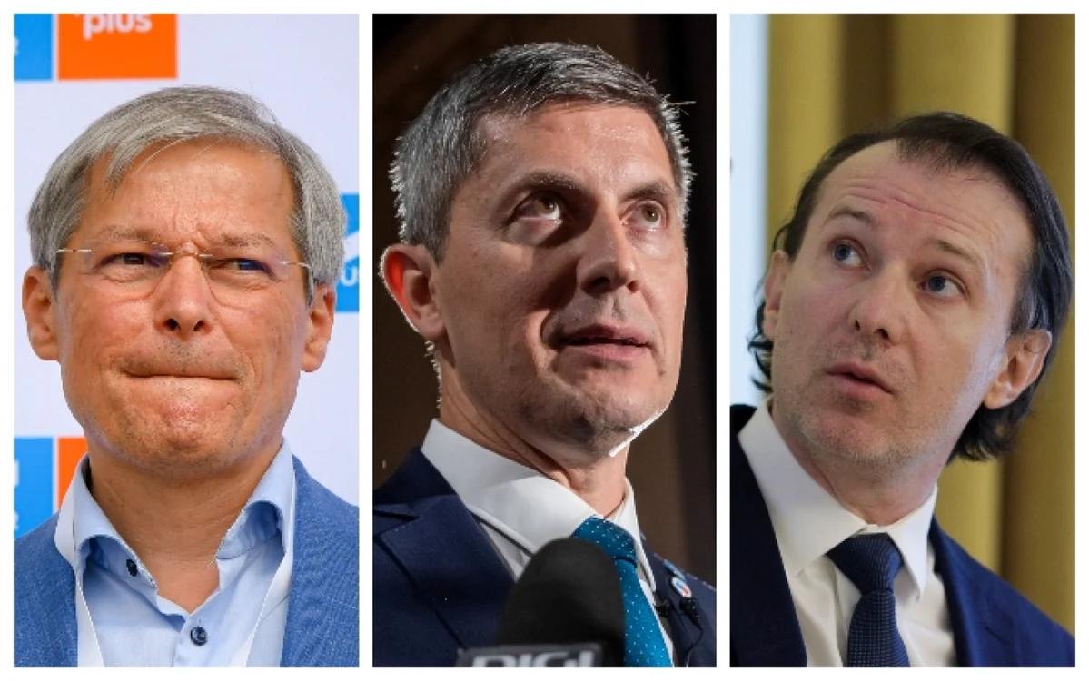 (articol) Dacian Cioloş & Dan Barna & Florin Cîţu (foto Mediafax Foto & Inquam Photos)
