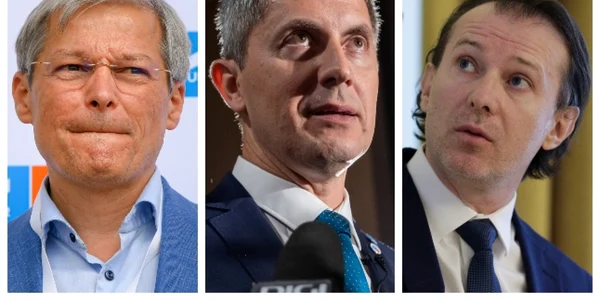 (articol) Dacian Cioloş & Dan Barna & Florin Cîţu (foto Mediafax Foto & Inquam Photos)
