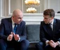 Președintele Interimar a avut o întâlnire bilaterală cu șeful statului francez FOTO Administrația Prezidențială