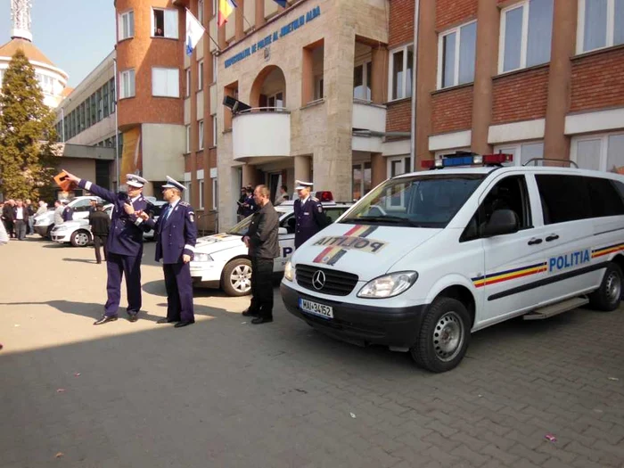 Bărbatul a fost prins după o urmărire şi un foc de armă la ieşire din Petreşti. Foto Arhivă