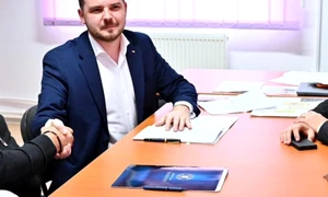 Alexandru Rogobete, la Spitalul Mizil, 2024, foto Facebook jpg