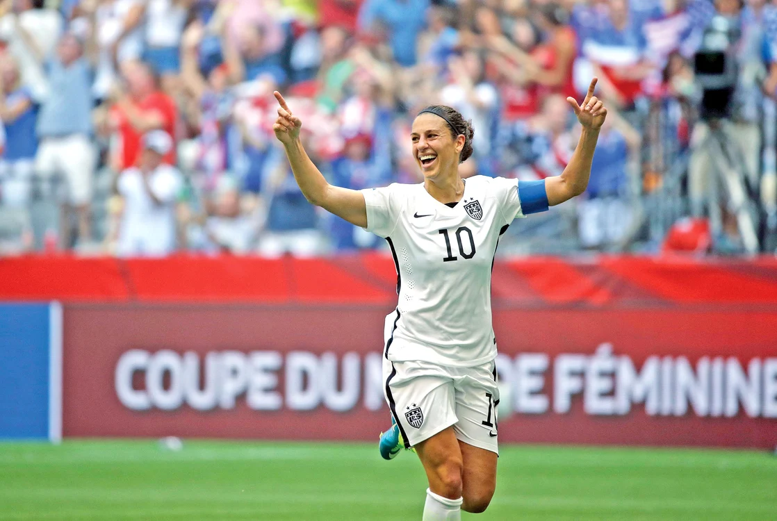 
    Carli Lloyd a reuşit  unul dintre cele mai  frumoase goluri din  fotbalul mondial Foto: AP  