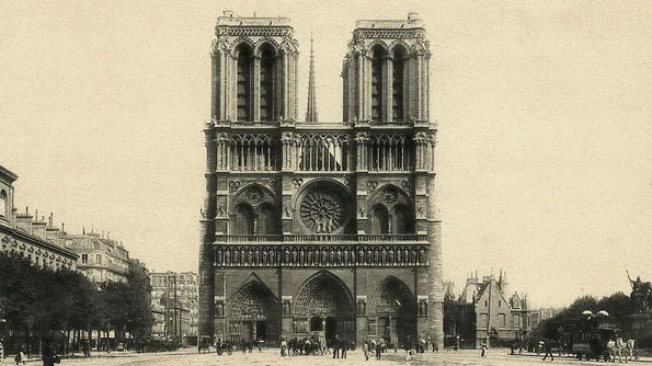 Notre Dame din Paris  «Vastă simfonie de piatră, operă colosală a unui om și a unui popor» jpeg