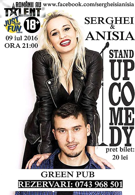 Anisia Gafton, câştigătoarea premiului de originalitate la «Românii au talent» (PRO TV), are spectacole de comedie pe bandă rulantă