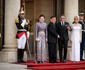 Emmanuel Macron și Brigitte Macron la dineul de stat pentru Regele Rama X al Thailandei și Regina Suthida. FOTO: Profimedia