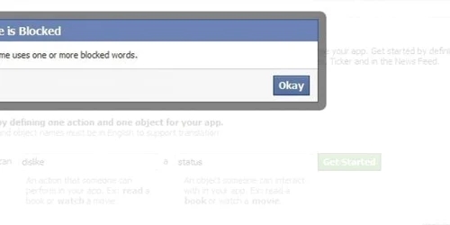 Atunci când apăsa butonul "Dislike", utilizatorilor de pe Facebook le apare un mesaj de eroare