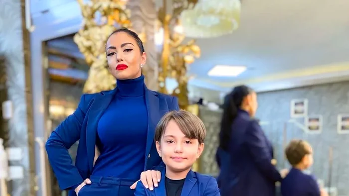 Andreea Mantea și fiul său. Foto: arhiva personală.