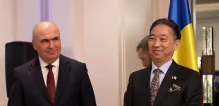 Ilie Bolojan și ambasadorul Japoniei FOTO: Captură video